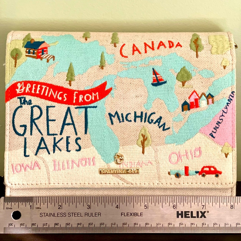 SPARTINA CROSSBODY GREAT LAKES EDITION PURSE